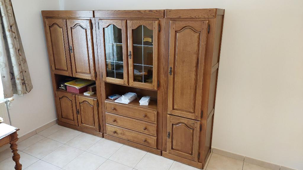 meuble, 25 à 50 cm, 200 cm ou plus, Utilisé, Chêne