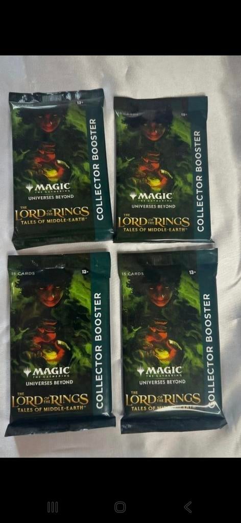 The lord of the rings collector boosters, Hobby en Vrije tijd, Verzamelkaartspellen | Magic the Gathering, Ophalen of Verzenden