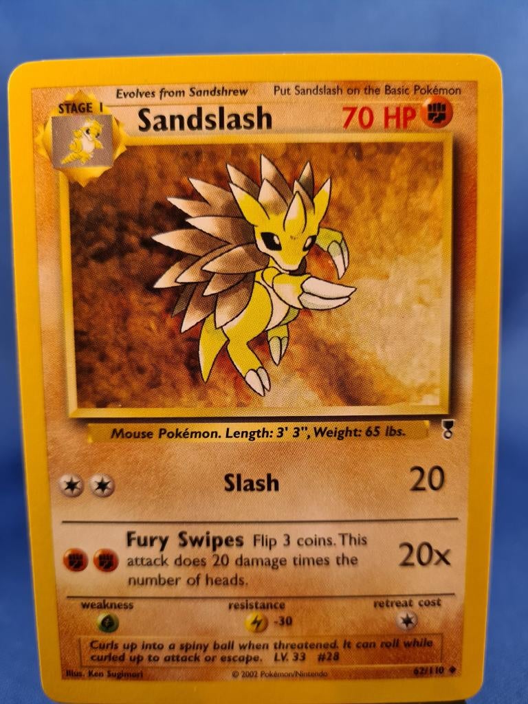Sandslash 62/110 - Legendary Collection, Envoi, Utilisé