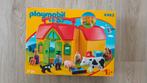 Playmobil 1.2.3. boerderij set 6962 met doos, Kinderen en Baby's, Speelgoed | Playmobil, Ophalen of Verzenden, Zo goed als nieuw