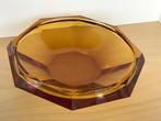 Grote amberkleurige schaal. Art Deco - Stijl Wiener W., Antiek en Kunst, Ophalen of Verzenden
