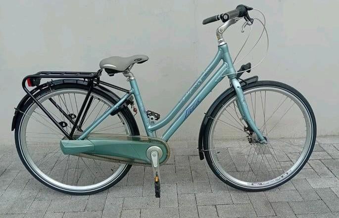 Meisjesfiets alu Trek Toulouse 3 speed framemaat 45 28inch🚴, Vélos & Vélomoteurs, Vélos | Cruisers & Lowriders, Comme neuf, Femmes