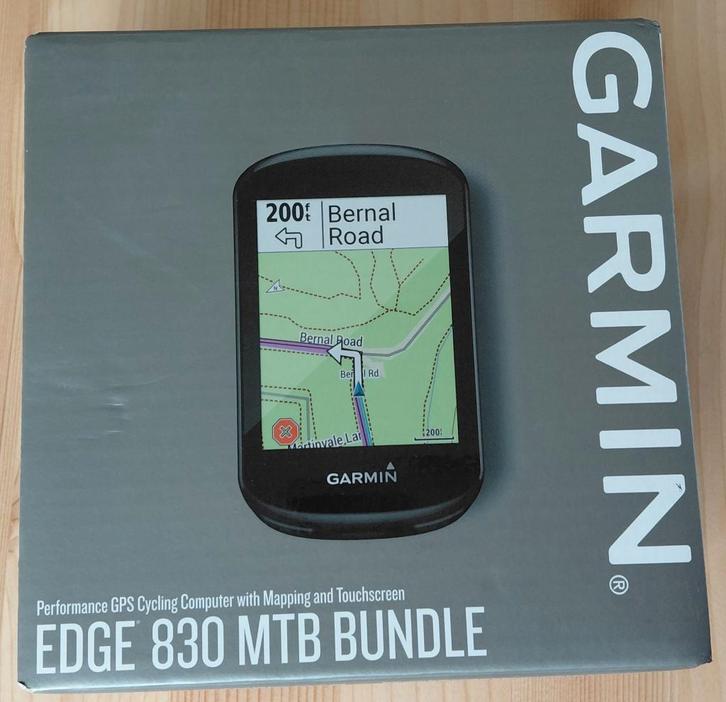 Garmin Edge 830 MTB Bundle, Vélos & Vélomoteurs, Accessoires vélo | Compteurs de vélo, Comme neuf, GPS, Capteur de vitesse, Enlèvement
