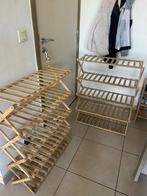 2 opvouwbare schoenenrekken (68/36/87 cm), Huis en Inrichting, Ophalen, Zo goed als nieuw