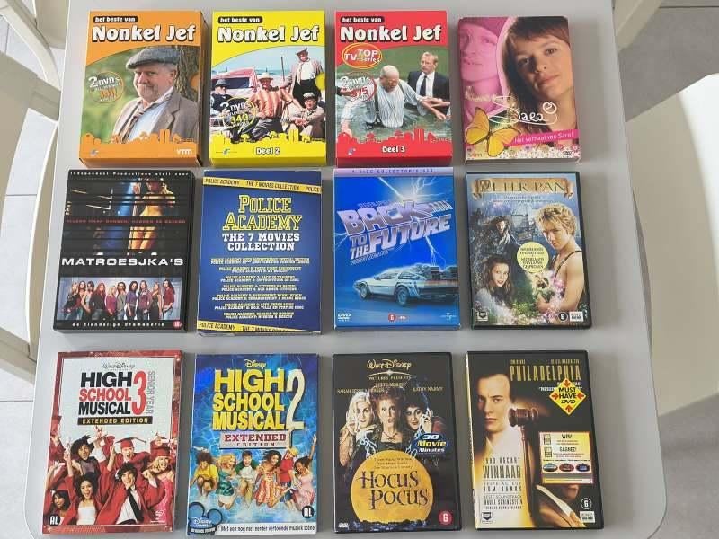 Lot dvd’s en dvd-boxen, Ophalen