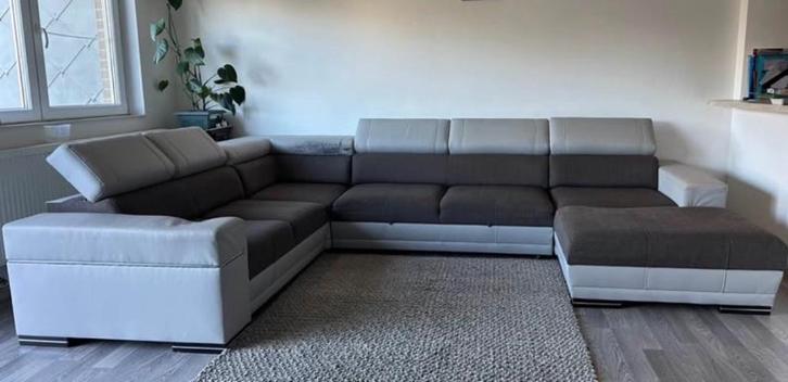 Canapé avec lit gigogne + rangement supplémentaire, Maison & Meubles, Canapés | Salons, Utilisé, Banc d'angle, Quatre personnes ou plus