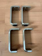 4 metalen meubelpoten ongebruikt, Ophalen, Zo goed als nieuw