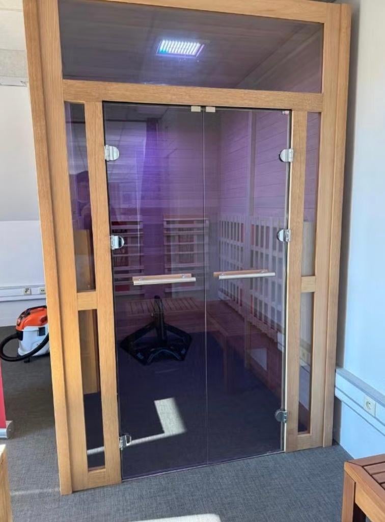 Healthmate therapeutische infrarood sportcabine, Sport en Fitness, Ophalen, Nieuw, Infrarood, Complete sauna