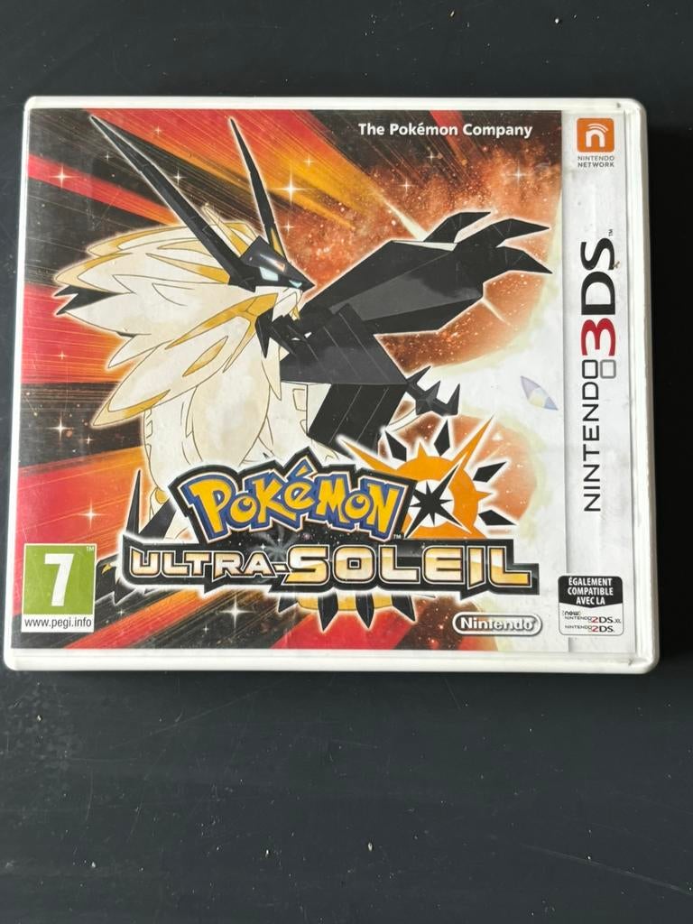 Nintendo 3 ds pokemon ultra soleil, Enlèvement, Comme neuf