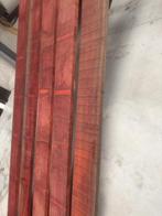 Padouk hout (wegens stoppen activiteit), Doe-het-zelf en Bouw, Hout en Planken, Ophalen, 25 tot 50 mm, Nieuw, 250 tot 300 cm