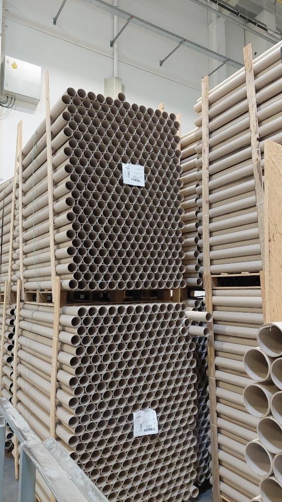 Kartonnen koker 1600x70/77,5mm met flap, Ophalen