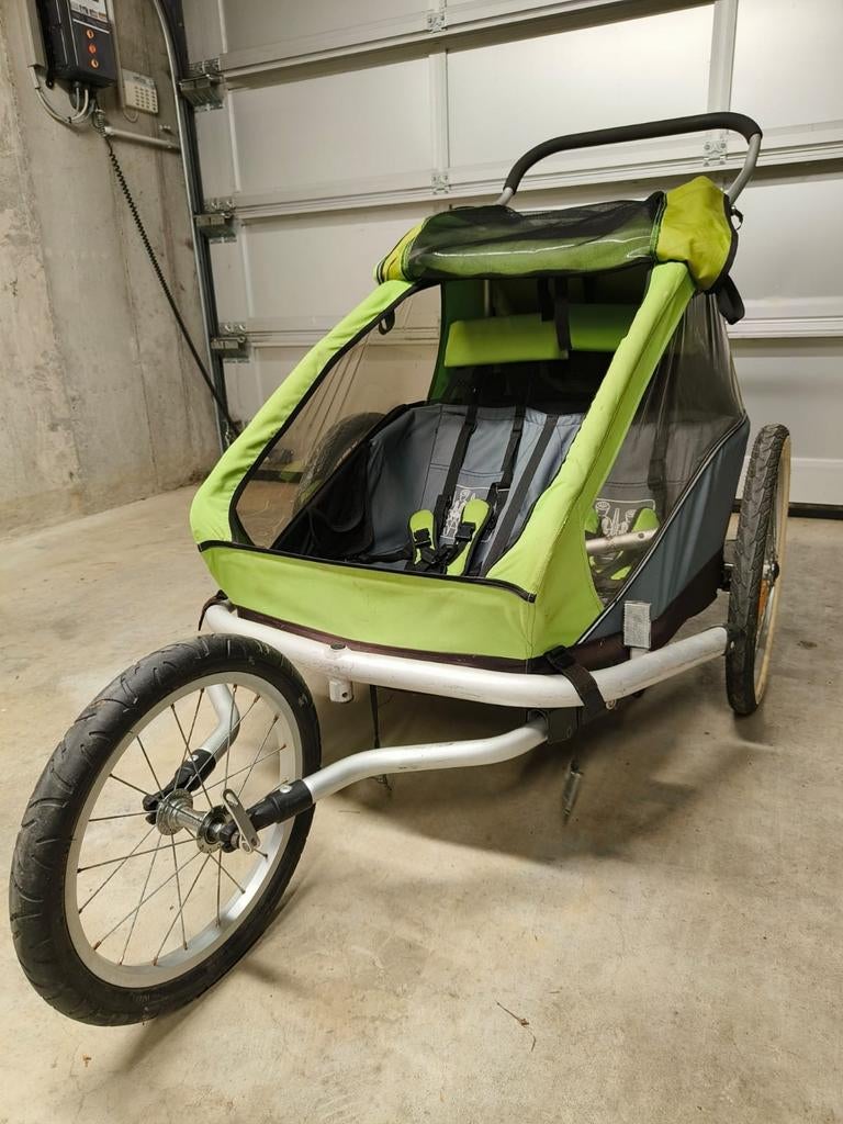 Croozer fietskar 2zit, Ophalen
