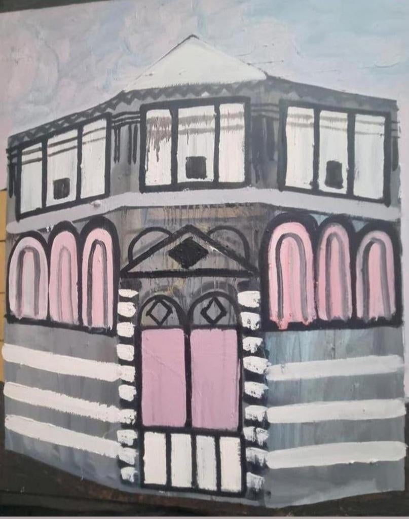 Schilderij Baptisterium San Giovanni Florence 2003, Antiek en Kunst, Kunst | Schilderijen | Modern, Ophalen