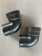 Lot PP buis, 2x bocht 90mm, 1x verloop 90-110, Doe-het-zelf en Bouw, Overige materialen, Overige typen, Nieuw, Ophalen of Verzenden