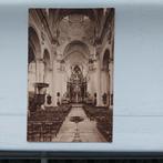 Oude postkaart van Ninove: Binnenzicht van de kerk, Ophalen of Verzenden