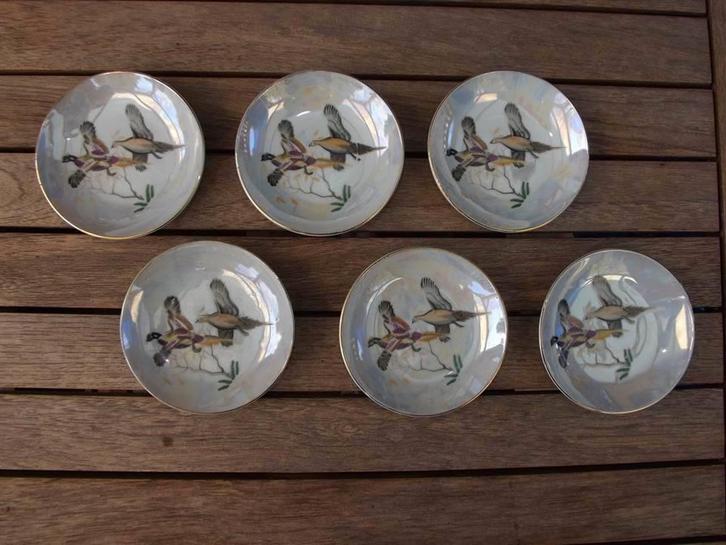 Lot de 6 anciennes coupelles nacrées apéro apéritif, Antiquités & Art, Antiquités | Céramique & Poterie, Enlèvement ou Envoi