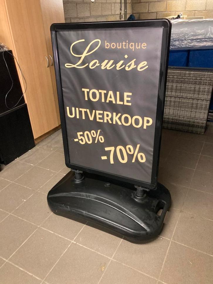 Stoep reclamebord, Collections, Marques & Objets publicitaires, Utilisé, Panneau publicitaire, Enlèvement