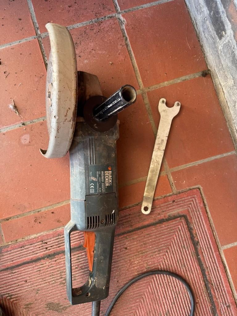 Slijpmachine, Doe-het-zelf en Bouw, Gereedschap | Slijpmachines, Ophalen, Gebruikt, 1000 watt of meer, Haakse handslijpmachine