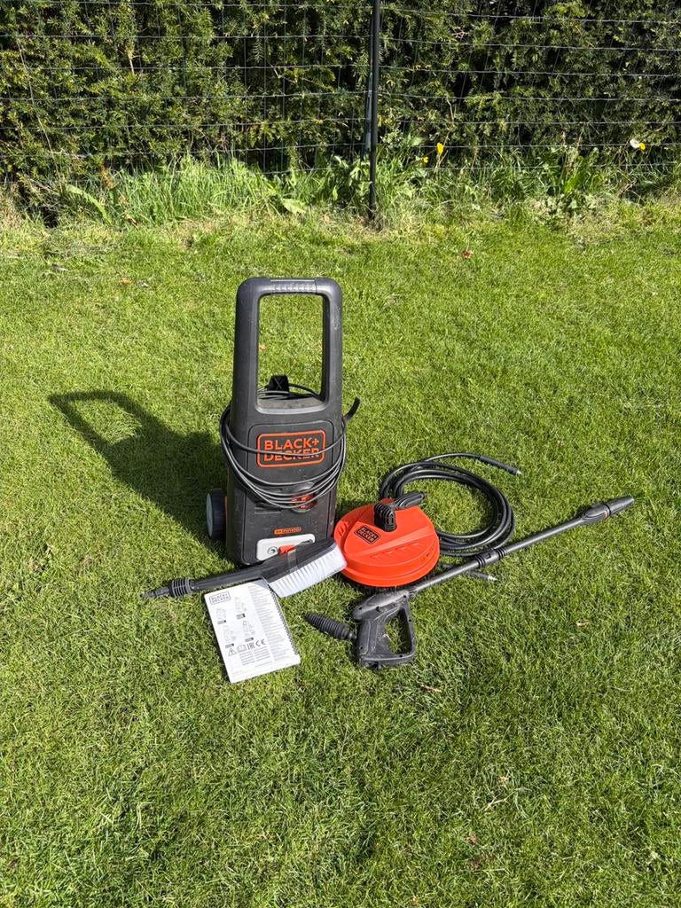 Nettoyeur haute pression Black+Decker et accessoires, Jardin & Terrasse, Enlèvement, Utilisé