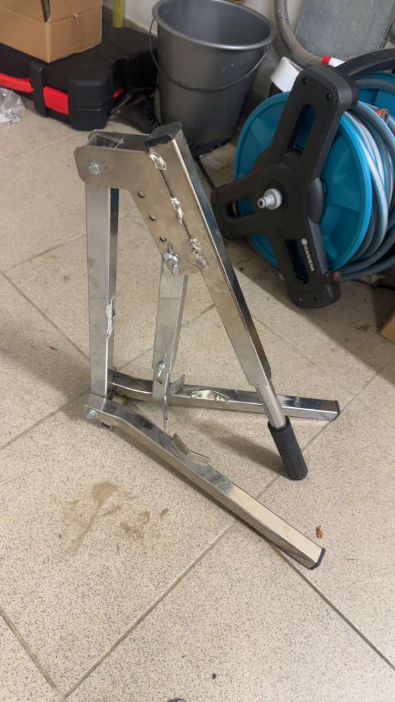 Bandenschaar en bandenpers kart, Sports & Fitness, Karting, Enlèvement, Comme neuf, Kart