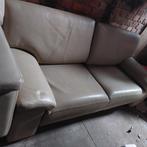 ledere salon drie en tweezit, Ophalen, Zo goed als nieuw, Leer, Klasiek