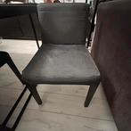 4 stoel grijs afneembare en wasbare hoes stoel., Huis en Inrichting, Stoelen, Grijs, Vier, Gebruikt, Hout