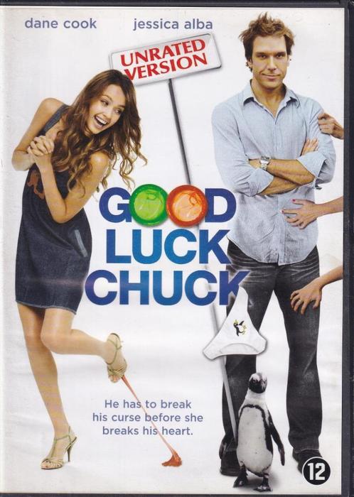 Good Luck Chuck (2007) Dane Cook - Jessica Alba, Cd's en Dvd's, Dvd's | Komedie, Zo goed als nieuw, Romantische komedie, Alle leeftijden