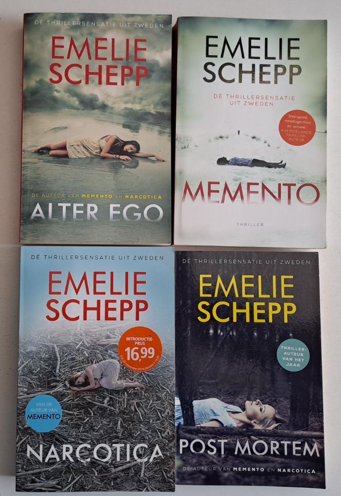Boeken Emelie Schepp, Boeken, Thrillers, Gelezen, Ophalen of Verzenden