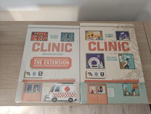 Clinic Deluxe + The extension, Hobby en Vrije tijd, Gezelschapsspellen | Bordspellen, Nieuw, Ophalen of Verzenden