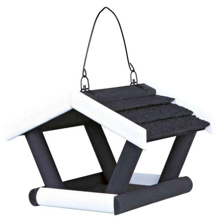 Mangeoire à oiseaux suspendue House noire, Jardin & Terrasse, Maisons & Bains d'oiseaux, Neuf, Enlèvement