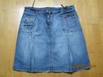 Jupe bleue en jeans plissée T 40, Taille 38/40 (M), Enlèvement ou Envoi, Sans marque, Au-dessus du genou