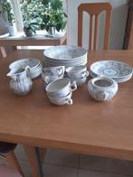 Servies wit-blauw Boch Copenhague., Antiek en Kunst, Antiek | Servies compleet, Ophalen of Verzenden