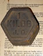 gietijzeren gewicht van 1 kilo -> 2€, Ophalen