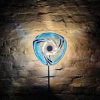 Vintage Val Saint Lambert kristalglazen wandlamp., Ophalen of Verzenden