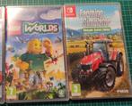 Nintendo Switch games pikachu en Farming simulator, Gebruikt, Ophalen of Verzenden