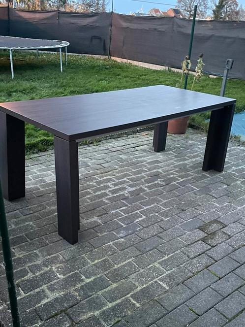 Massief houten Italiaans design tafel, Huis en Inrichting, Tafels | Eettafels, Zo goed als nieuw, 50 tot 100 cm, 200 cm of meer