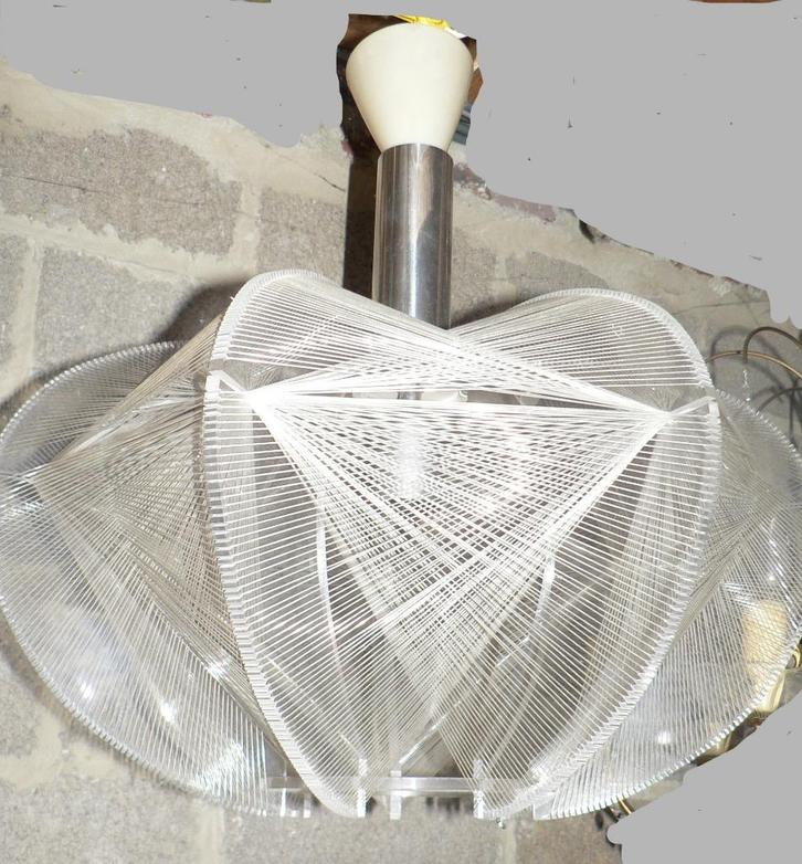 retro hangluster Paul Secon, Verzamelen, Retro, Huis en Inrichting, Ophalen