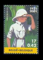 Timbre 3048 Tintin au Congo (Hergé - Bande déssinée), Timbres & Monnaies, Enlèvement ou Envoi, Timbre-poste, Neuf