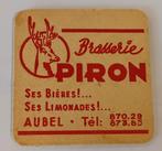Bier van Brasserie Piron Aubel: zeer zeldzaam onder bock, Ophalen of Verzenden, Zo goed als nieuw