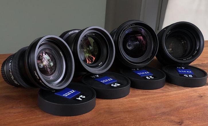 SCHERPE PRIJS Zeiss Otus / Milvus Lens set CINEMOD EF- MOUNT, Audio, Tv en Foto, Foto | Lenzen en Objectieven, Gebruikt, Ophalen