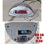 Wekkerradio perfecte staat werkt op stroom of battery, Electroménager, Réveils, Enlèvement ou Envoi, Comme neuf