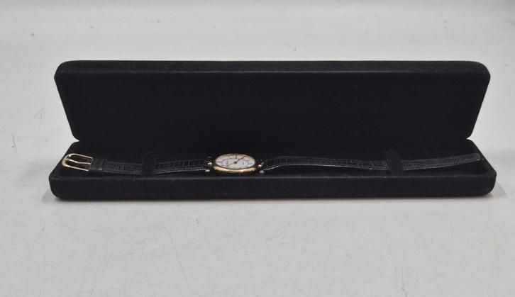 Rodania dameshorloge, Handtassen en Accessoires, Armbanden, Leer, Wit, Ophalen