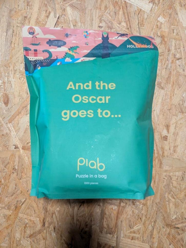 And the Oscar goes to... van puzzle in a bag nieuwstaat, Hobby en Vrije tijd, Denksport en Puzzels, Zo goed als nieuw, Ophalen of Verzenden