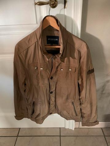 Herenjas regenjas McGregor 52 bruin parka model, Enlèvement ou Envoi