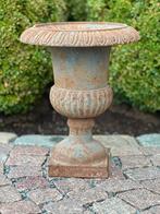 vase de jardin en fonte - hauteur 34 cm, Enlèvement