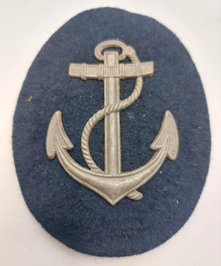 Duitse WO2 Kriegsmarine Bootsmann mouwembleem (2), Verzamelen, Militaria | Tweede Wereldoorlog, Marine, Embleem of Badge, Ophalen of Verzenden