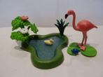 Playmobil flamingo bij de vijver, Ophalen of Verzenden, Zo goed als nieuw, Los Playmobil