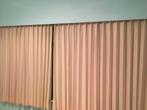roze overgordijnen met binnenvoering, Gebruikt, Overige kleuren, 100 tot 150 cm, Ophalen of Verzenden