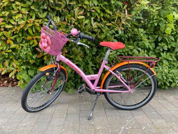 Meisjesfiets Batavus, Fietsen en Brommers, Ophalen, 22 inch, Gebruikt, Batavus