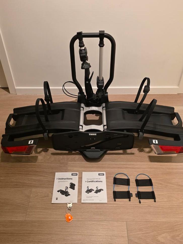 THULE EASYFOLD XT2 933/OPBERGHOES/2*WHEELADAP/2*FRAMPROTECT/, Auto diversen, Fietsendragers, Ophalen